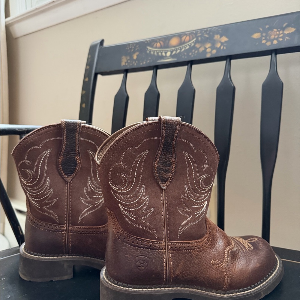 Ariat Brown Leather Women Boots